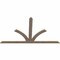 Ekena Millwork Richland Smooth Timber Gable Bracket, Douglas Fir, 108"W x 63"H x 1 1/2"D x 5 1/2"F, 14/12 Pitch GBW108X63X0206RIC00SDF - alternate 3